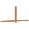Ekena Millwork Eugene Smooth Timber Gable Bracket, Western Red Cedar, 108"W x 40"H x 3 1/2"D x 3 1/2"F, 9/12 Pitch GBW108X40X0404EUG00SWR - alternate 3